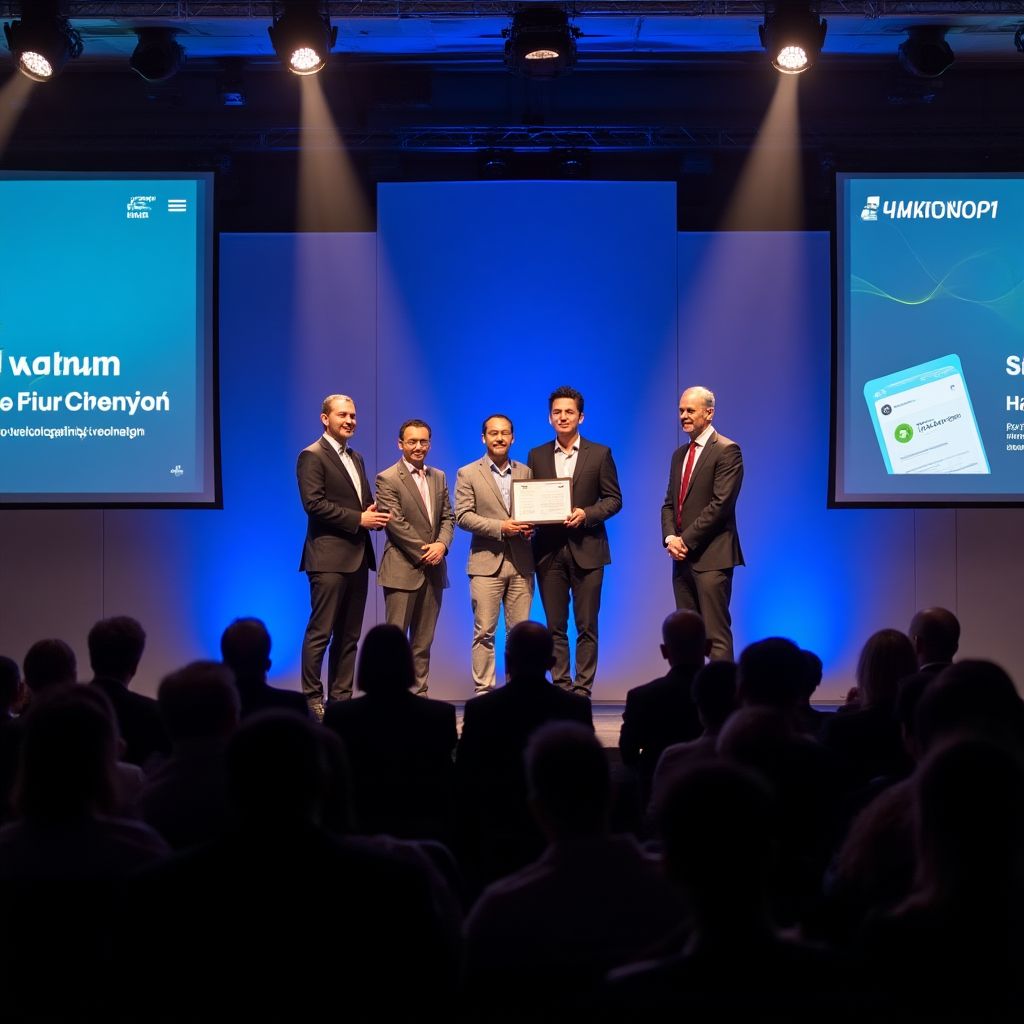 Recepción del Premio a la Innovación Fintech