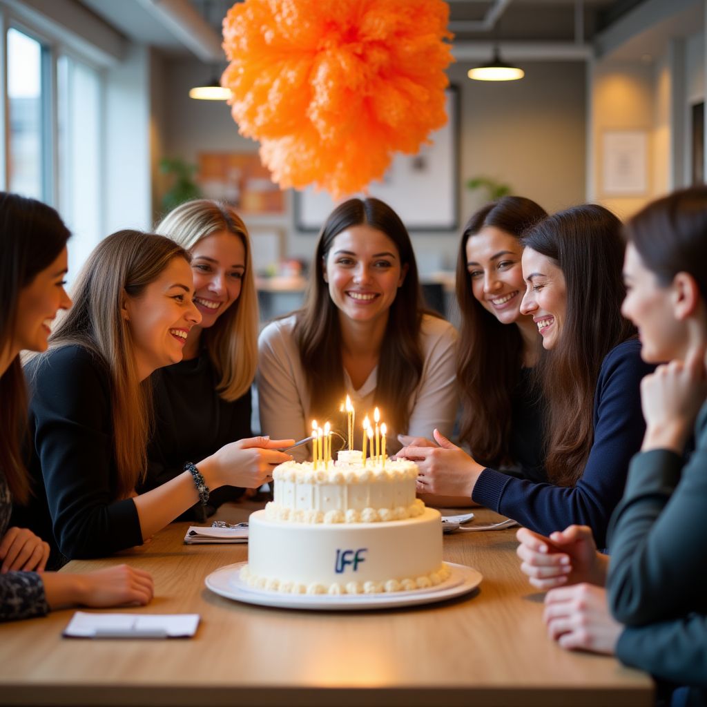 Celebración de aniversario de la empresa